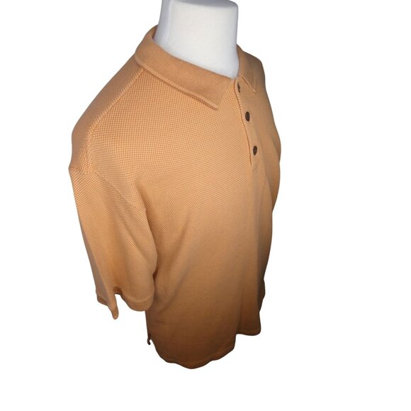 Tommy Bahama Men's Orange Polo Golf Shirt Size L - Picture 2 of 7